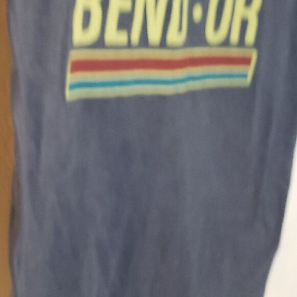 Bend Oregon Short Sleeve Crew Neck T-Shirt Adult Small Blue Graphic Print Sun - Picture 4 of 6